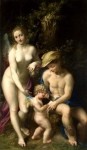 Correggio - Venus with Mercury and Cupid (The School of Love)